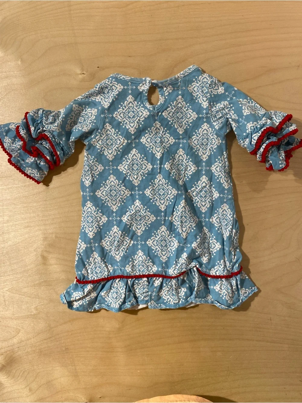 Counting Daisies Penguin & Reindeer Appliqué Dress 2T (RN)